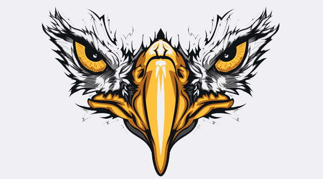 Vector Artwork design with bird eyes preview