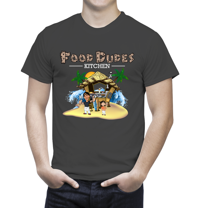 Custom-Designed T-Shirt for Food Dudes full size