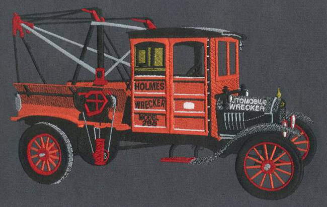 Embroidery Digitizing design for Holmes Wrecker full size