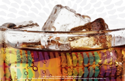 Icy Glass of Cola Illustrates Coca-Cola's Universally Known Brand